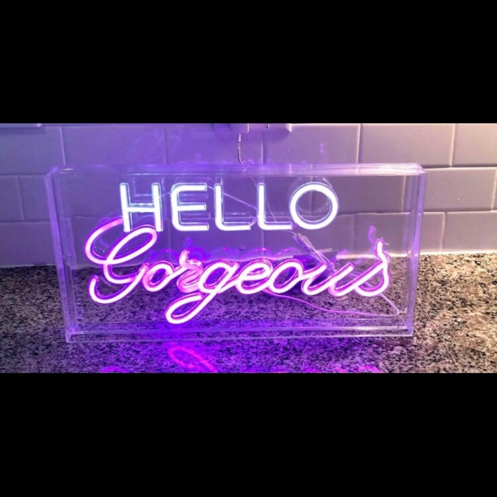 Neon sign 18” x 6”